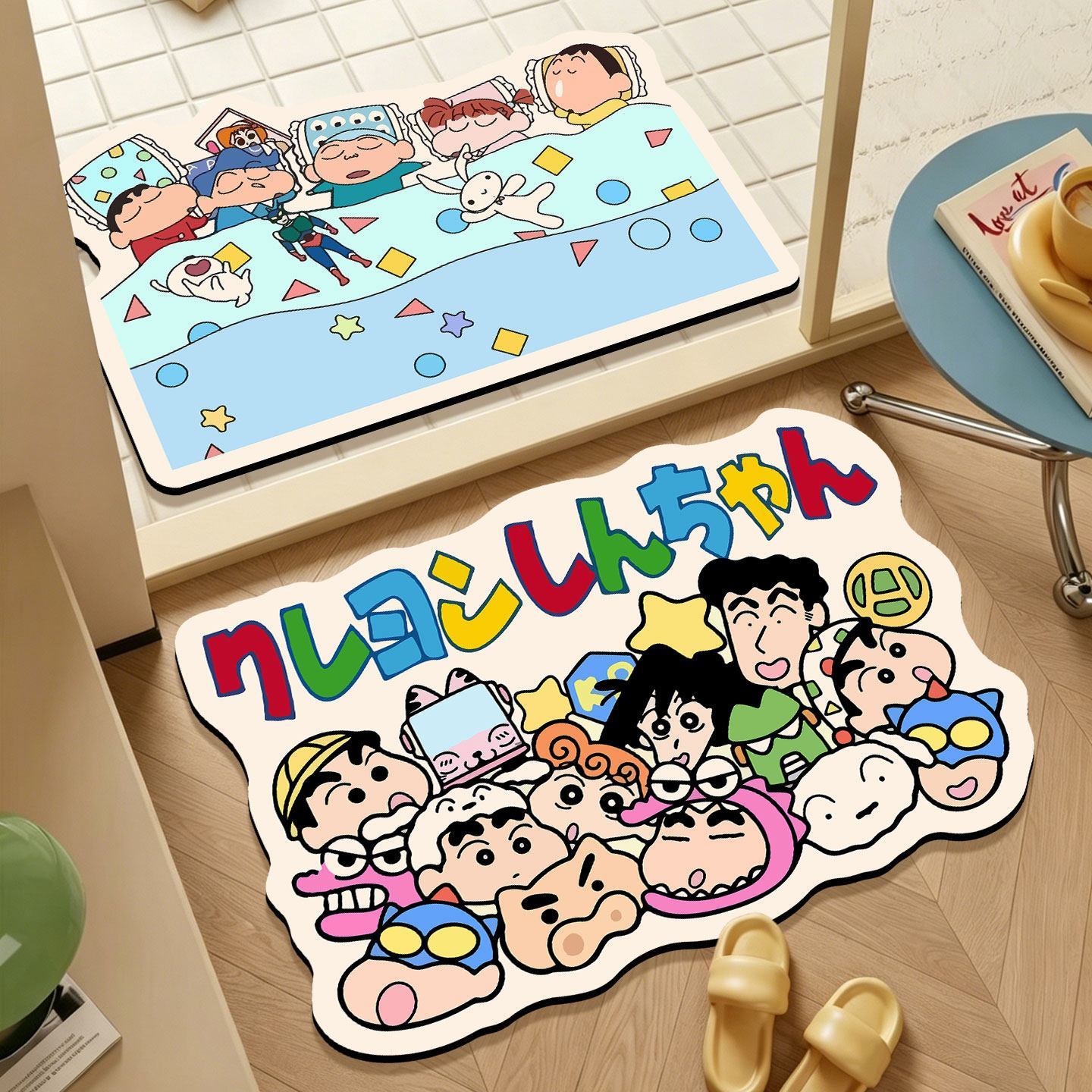 Quick Dry Diatomite Bath Mat - Alfombra de baño irregular de Crayon