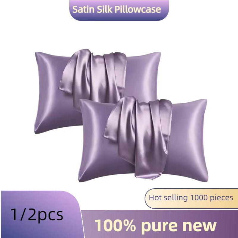 Satin Silk Pillowcase Hair Skin - 1/2 Fundas de Almohada de Seda