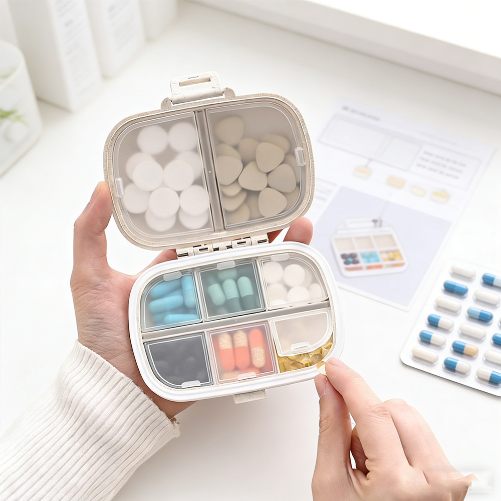 Storage & Organization - Estuche Portátil para Almacenamiento de Medicamentos,