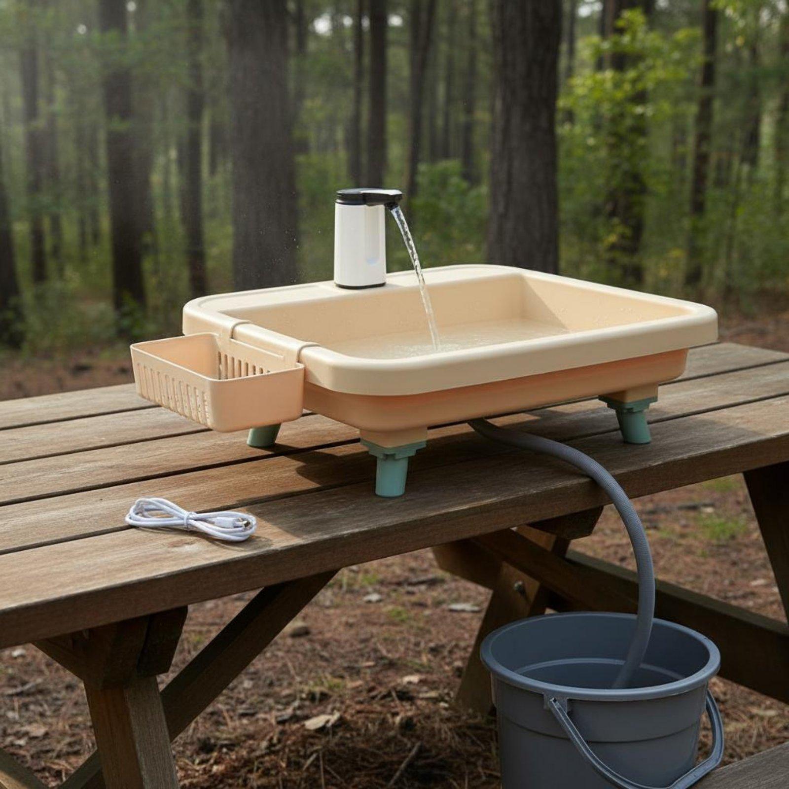 Kitchen - Lavabo Portátil para Acampar al Aire