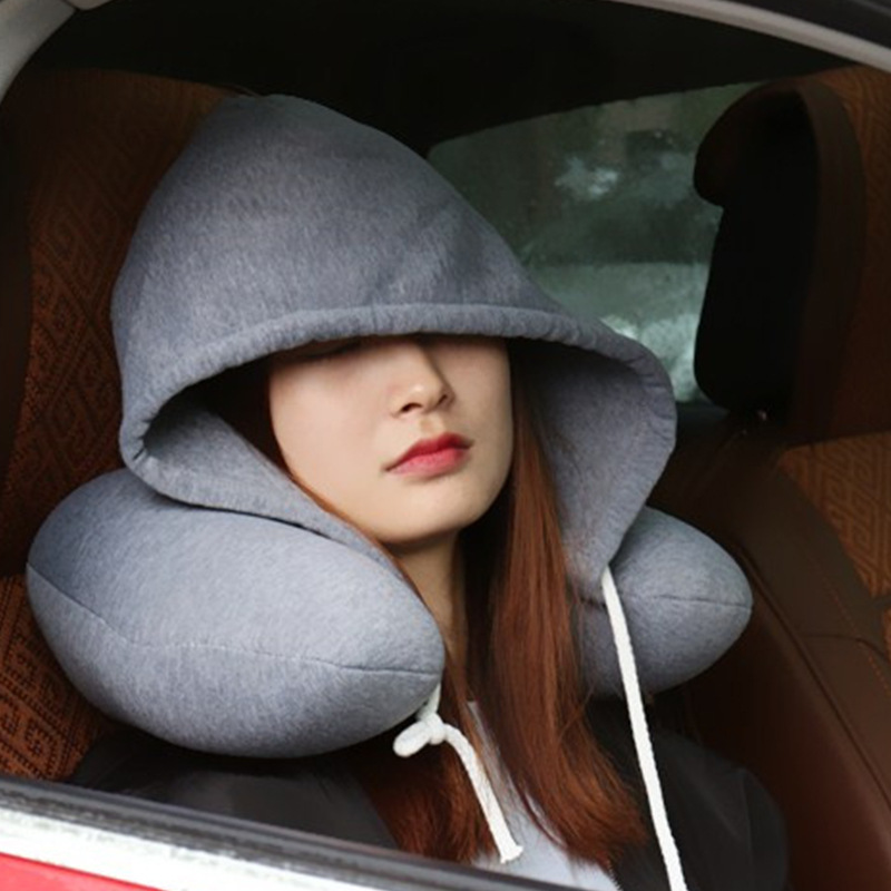 Anti Snore Contour Pillow - Almohadas de viaje con capucha en