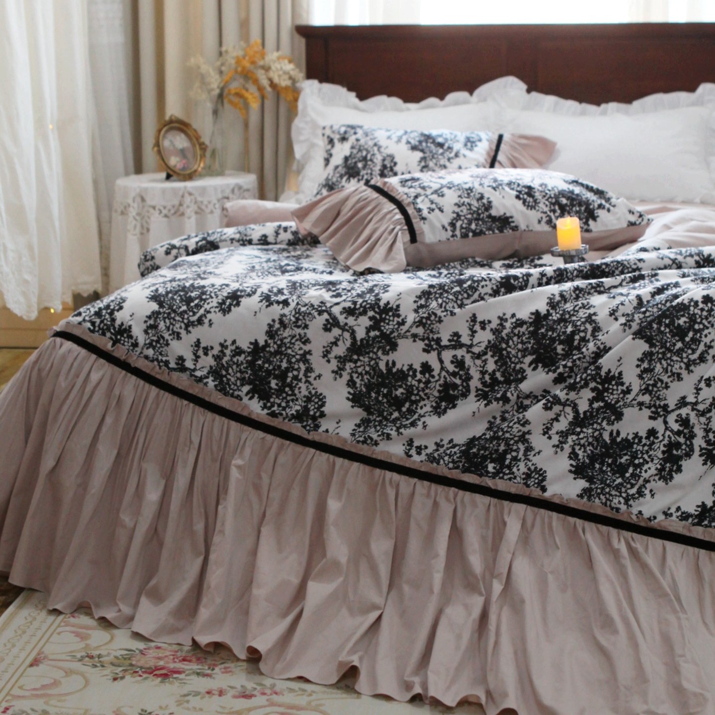 Aesthetic Floral Duvet Cover - Juego de Ropa de Cama Estilo