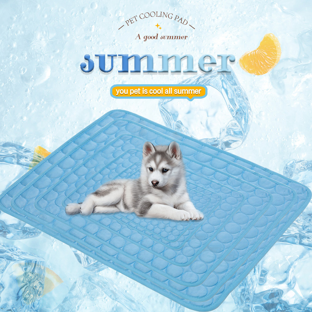 Cooling Blanket Hot Sleepers - Alfombrilla de hielo para mascotas, alfombrilla