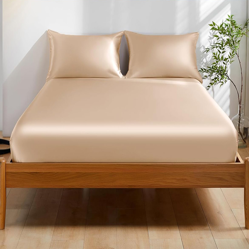 Fitted Bed Sheets Deep Pocket - Sábana Ajustable 100% Seda de Morera