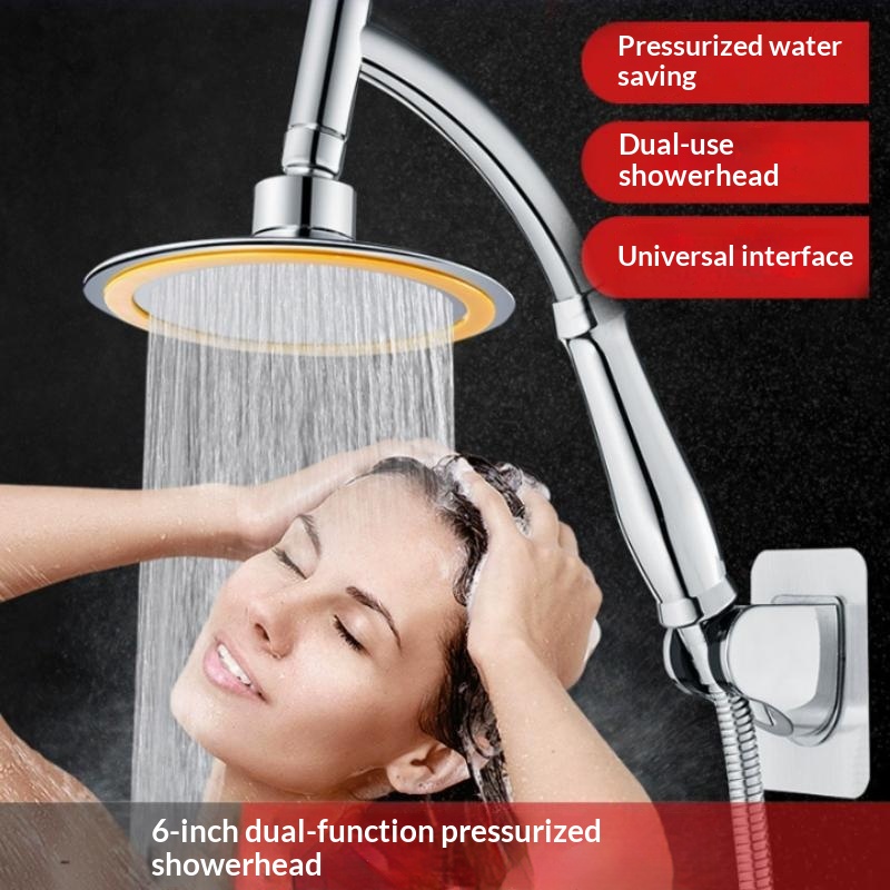 High Pressure Shower Head Handheld - Cabezal de Ducha de Mano Redondo