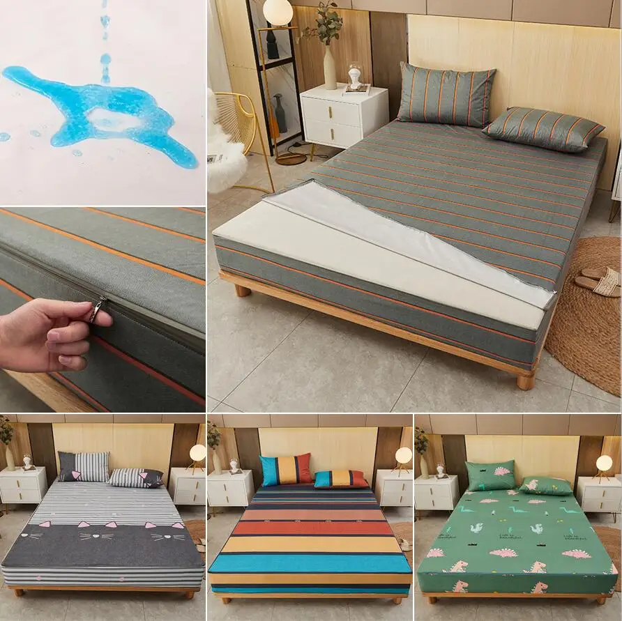 Waterproof Mattress Protector Breathable - Funda protectora de colchón de seis