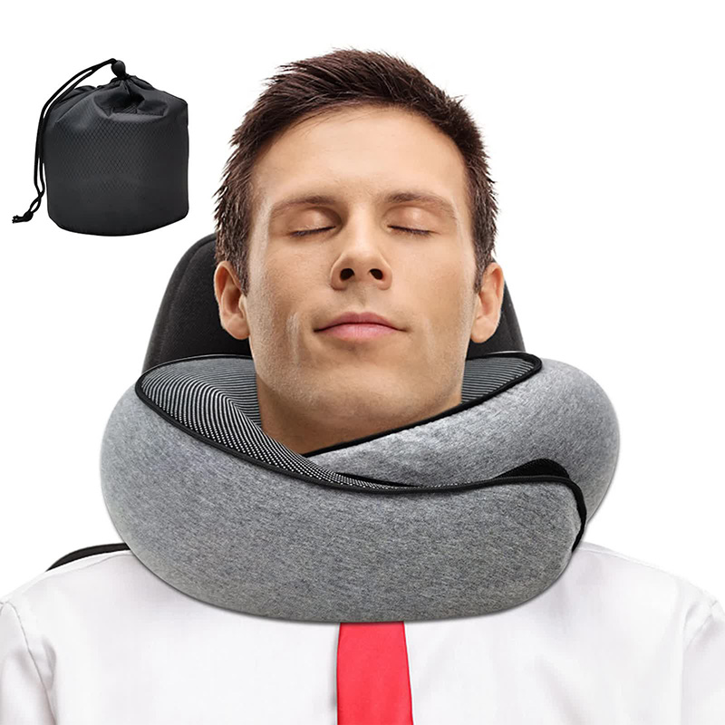 Anti Snore Contour Pillow - Almohada de viaje para el cuello,