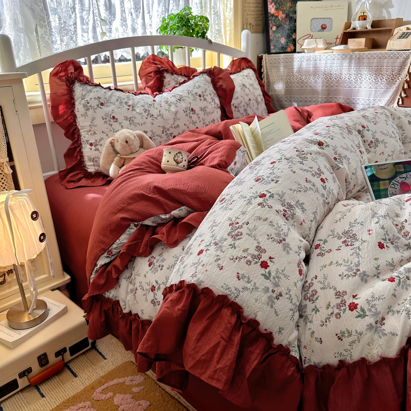Aesthetic Floral Duvet Cover - Juego de Ropa de Cama Estilo