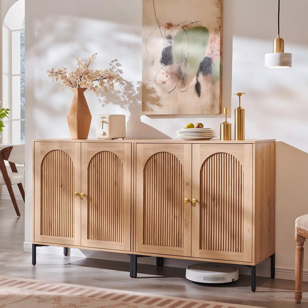 Storage & Organization - Mueble aparador arqueado de 61.75 pulgadas