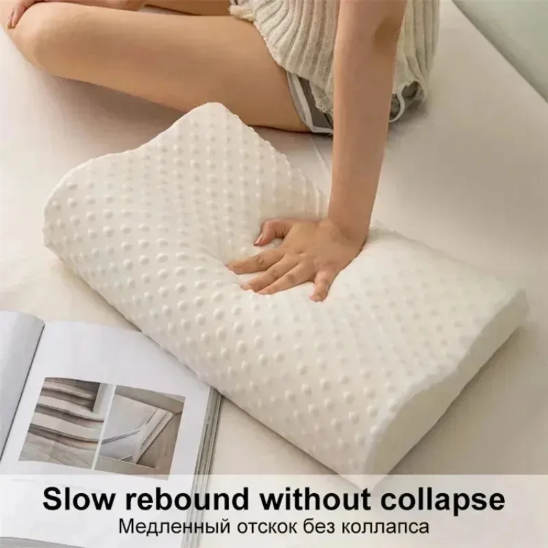 Memory Foam Orthopedic Pillow Neck Pain - Almohada cervical ortopédica de espuma viscoelástica