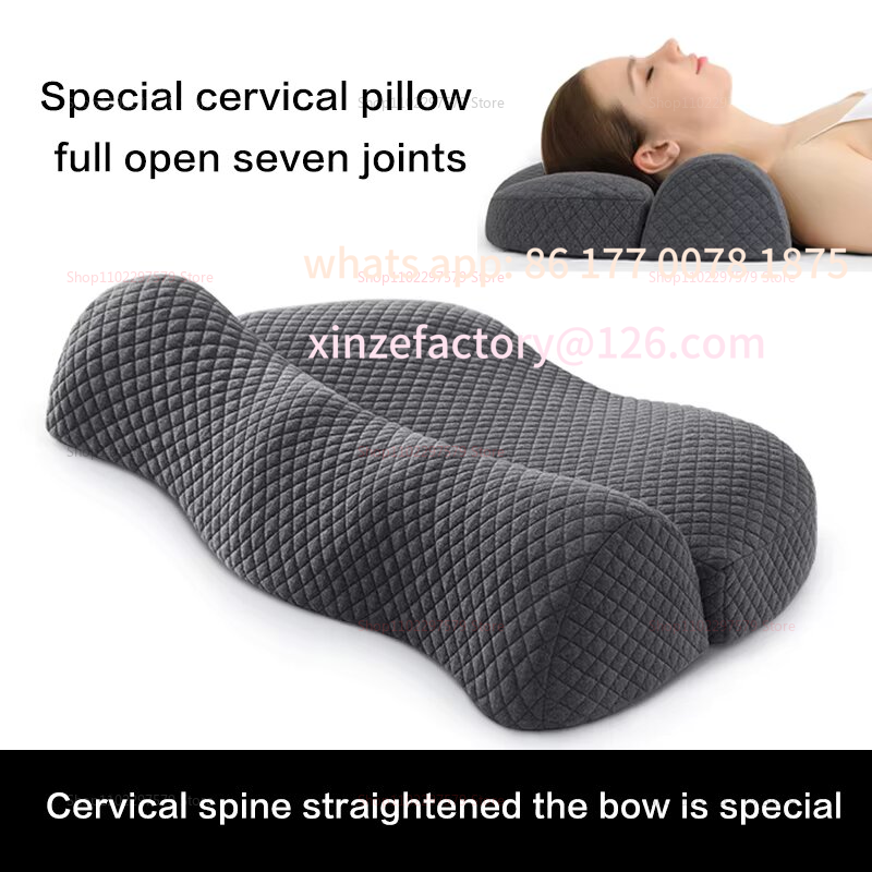 Memory Foam Orthopedic Pillow Neck Pain - Almohada de contorno de espuma viscoelástica