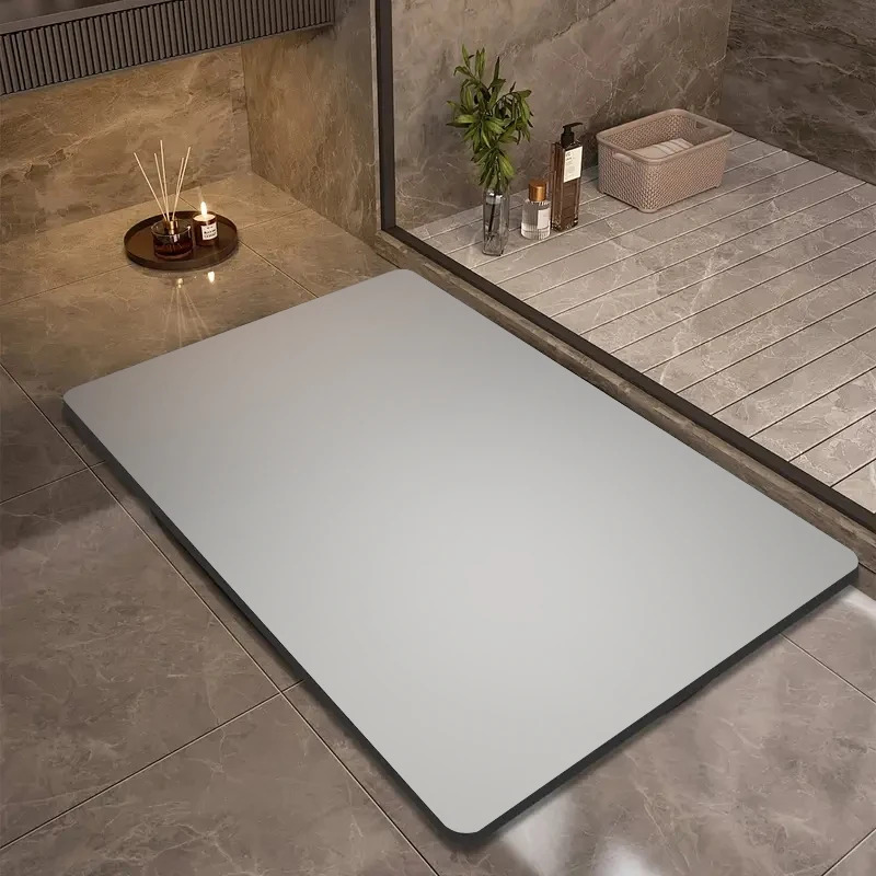 Quick Dry Diatomite Bath Mat - VIKAMA Alfombrilla de baño de diatomita,