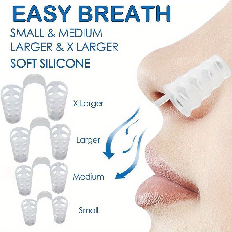 Anti Snore Contour Pillow - 8 unids/set Anti ronquidos dilatador Nasal