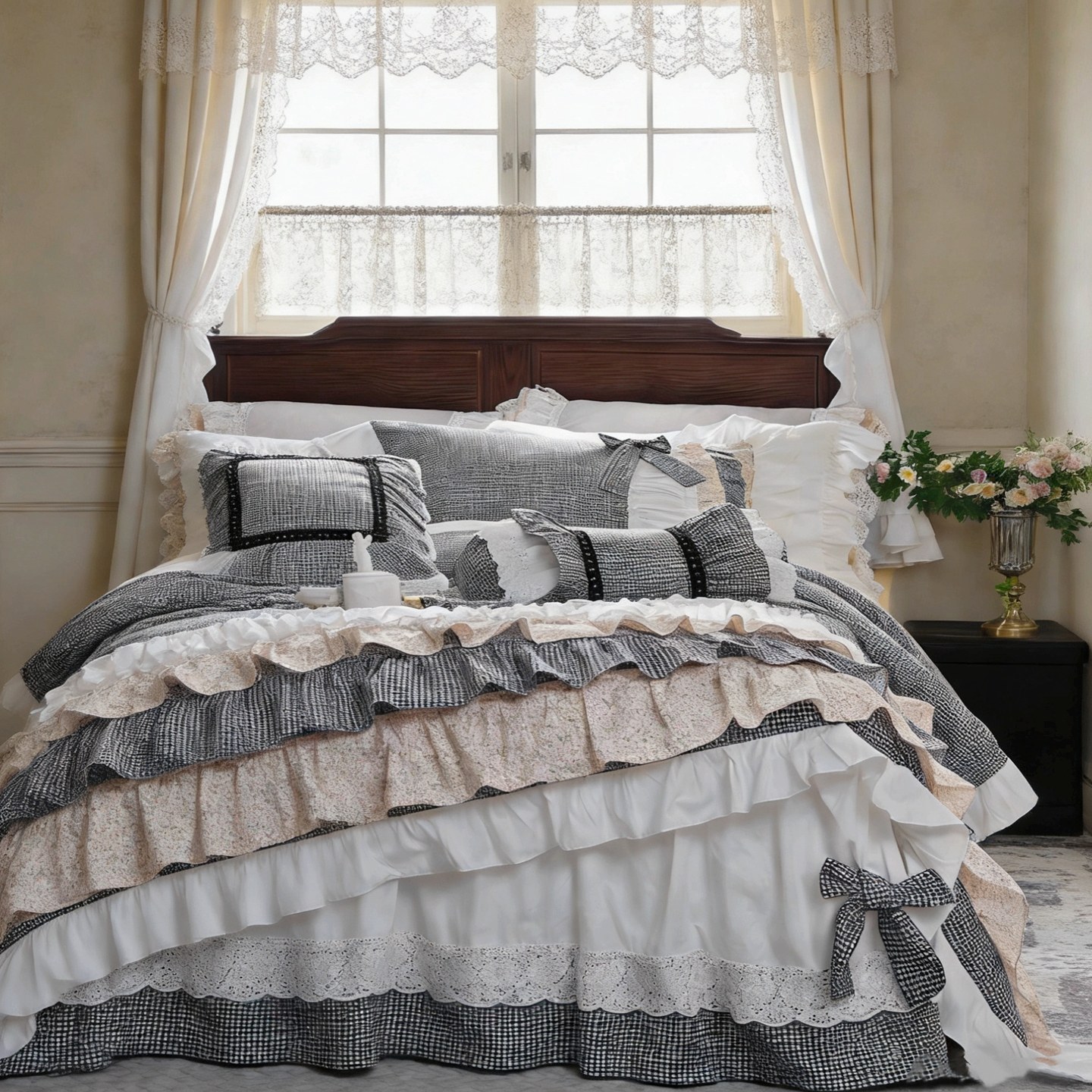 Aesthetic Floral Duvet Cover - Juego de Ropa de Cama Estilo