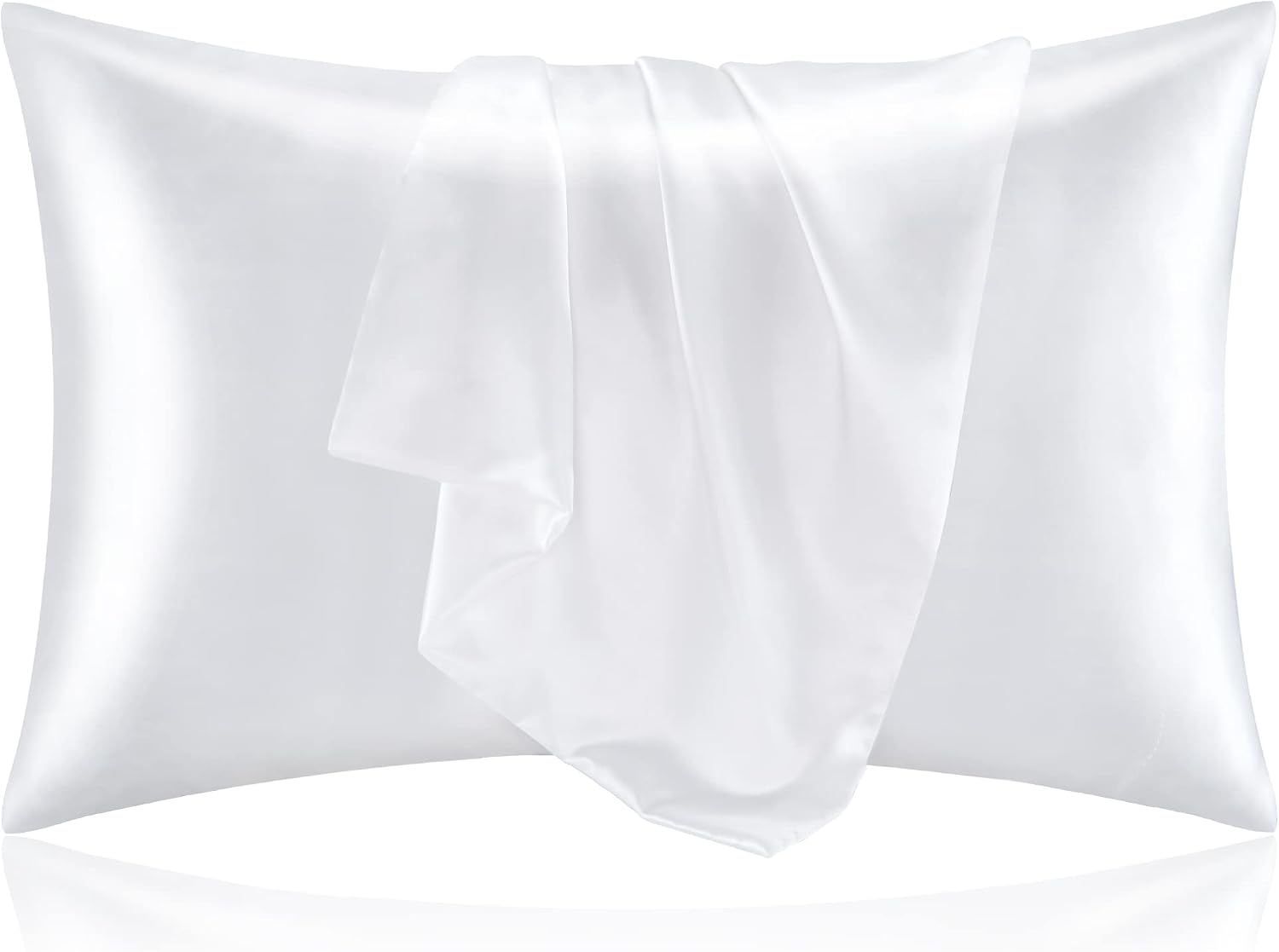 Satin Silk Pillowcase Hair Skin - Juego de 2 Fundas de Almohada