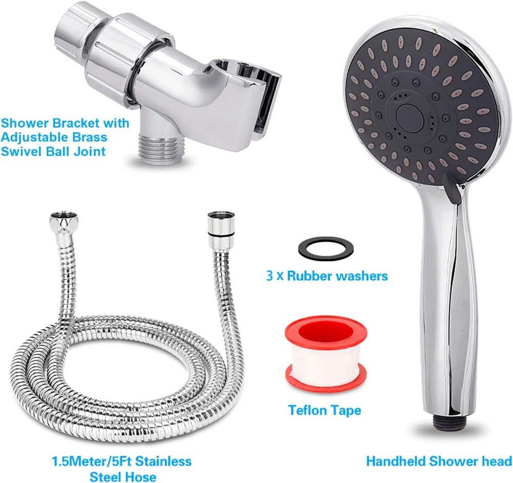 Cabezal de Ducha Manual de Alt - High Pressure Shower Head Handheld reseña y precio