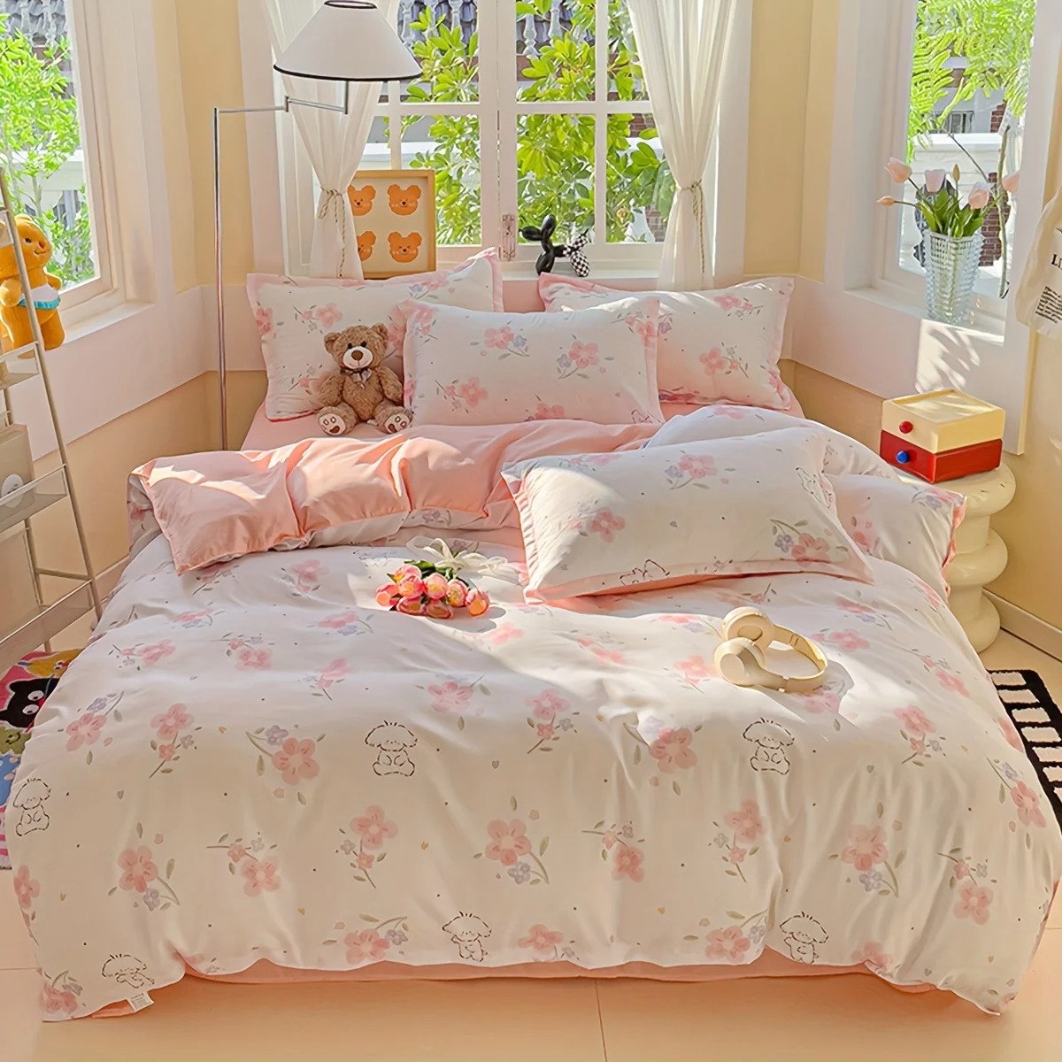 Juego de 4 Fundas de Edredón c - Duvet Cover Sets With Zipper reseña y precio