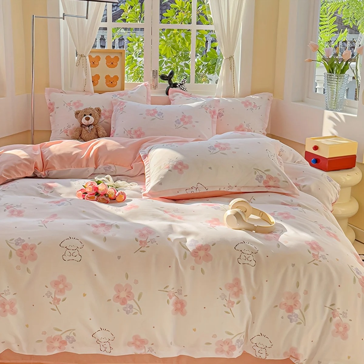 Juego de 4 Fundas de Edredón c - Duvet Cover Sets With Zipper reseña y precio