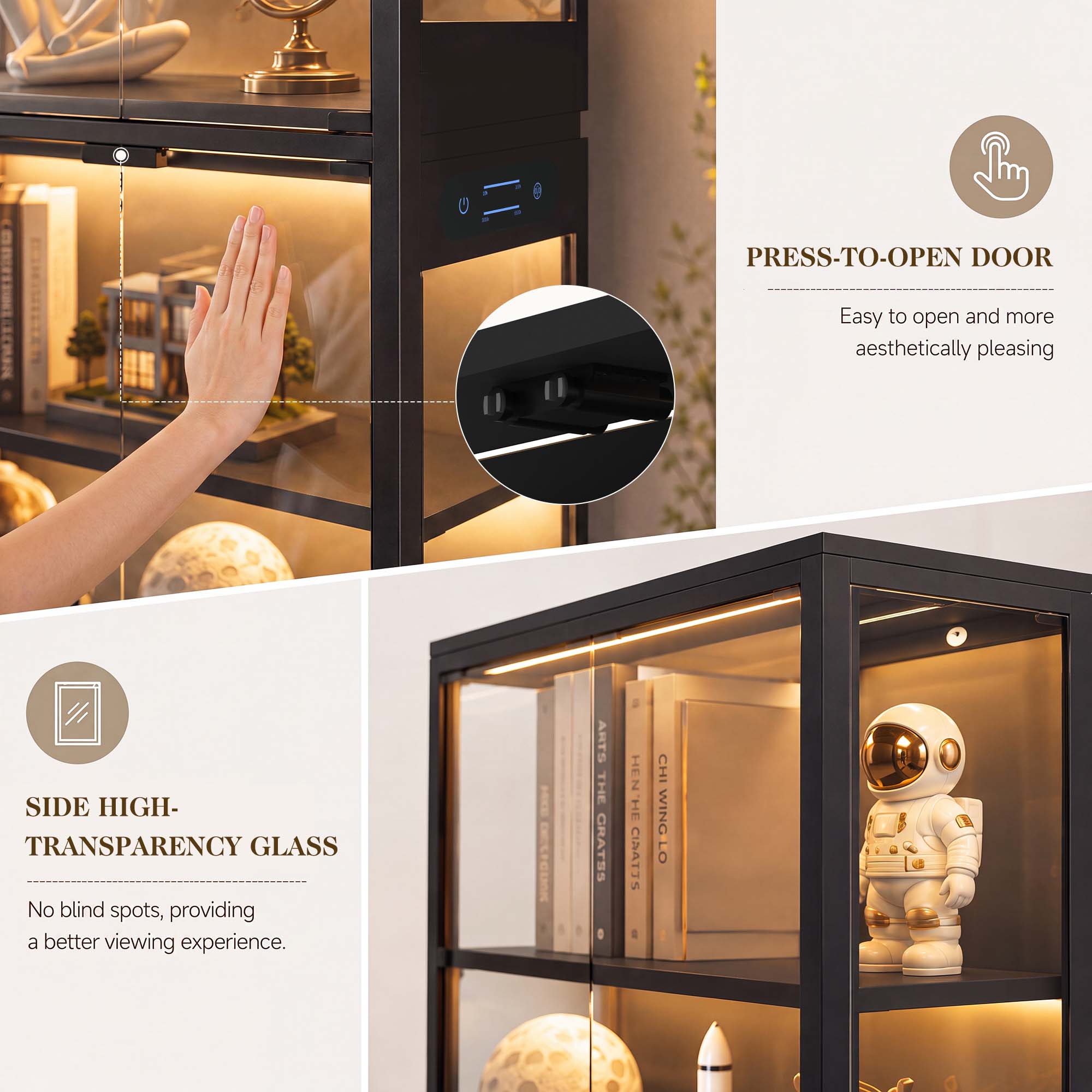 TCGBKAF Vitrina de 5 niveles c - Storage & Organization reseña y precio