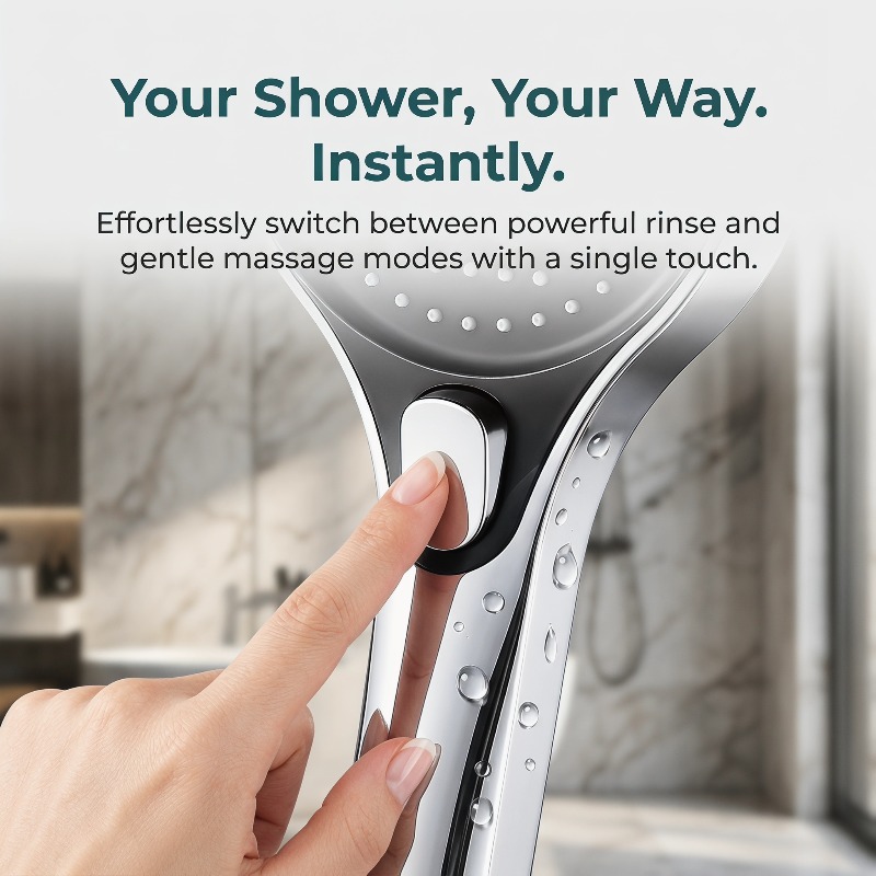Juego de ducha manual de alta  - High Pressure Shower Head Handheld reseña y precio