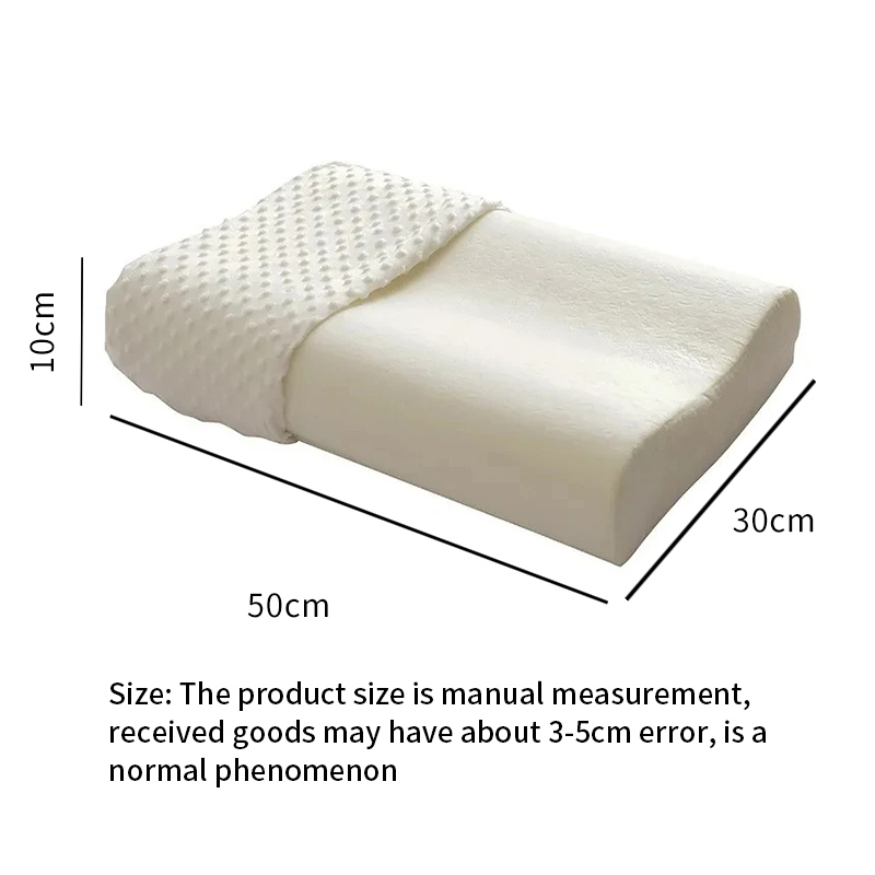 Almohada de algodón con memori - Memory Foam Orthopedic Pillow Neck Pain reseña y precio