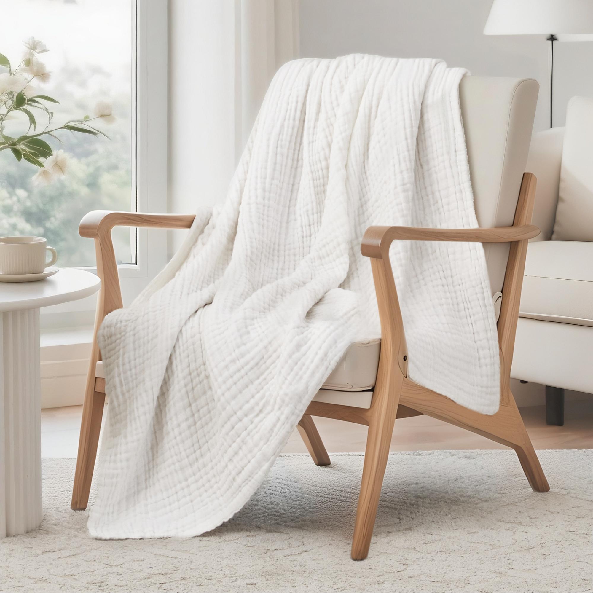 Manta de Muselina 100% Algodón - Muslin Cotton Bedspread reseña y precio