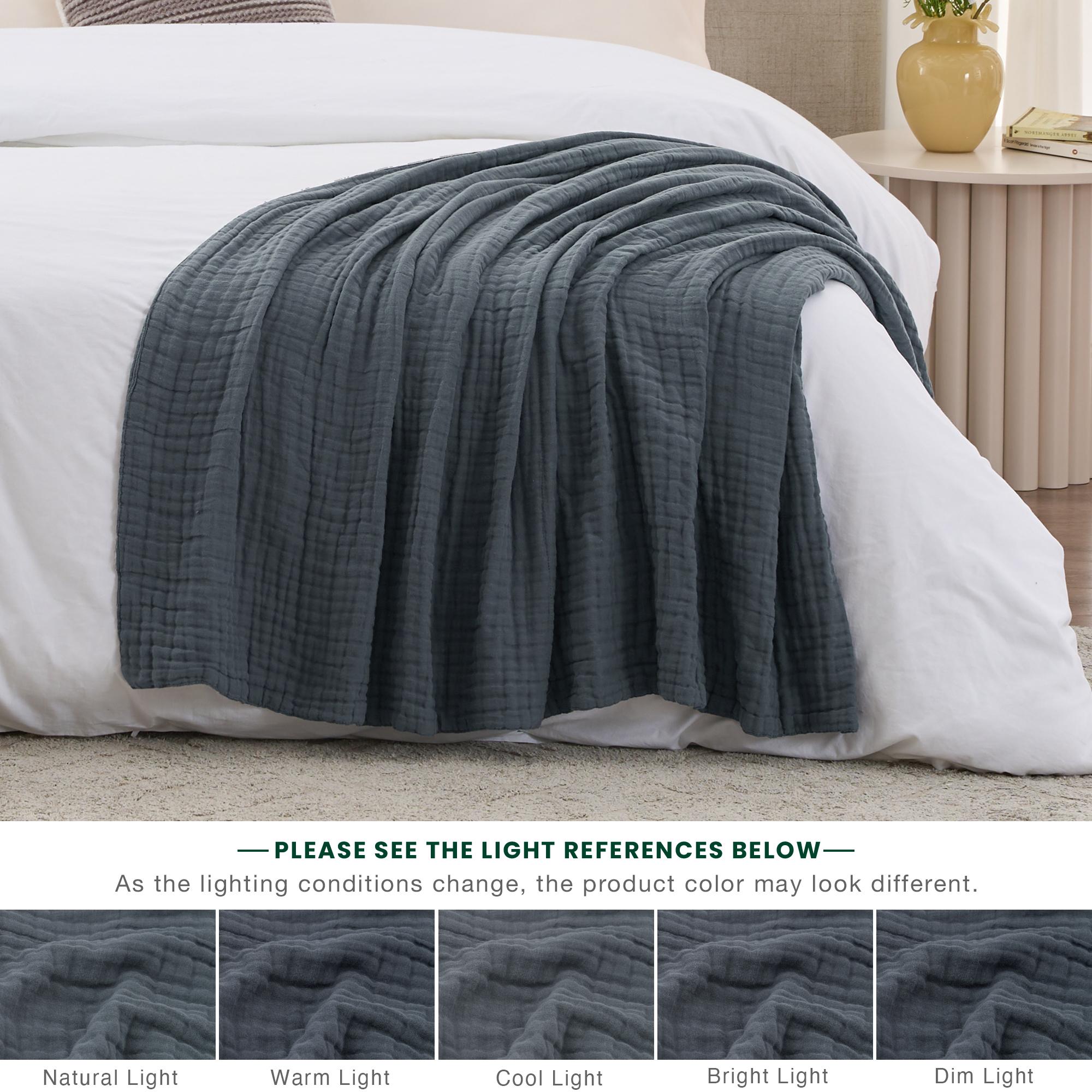 Manta de Muselina 100% Algodón - Muslin Cotton Bedspread reseña y precio