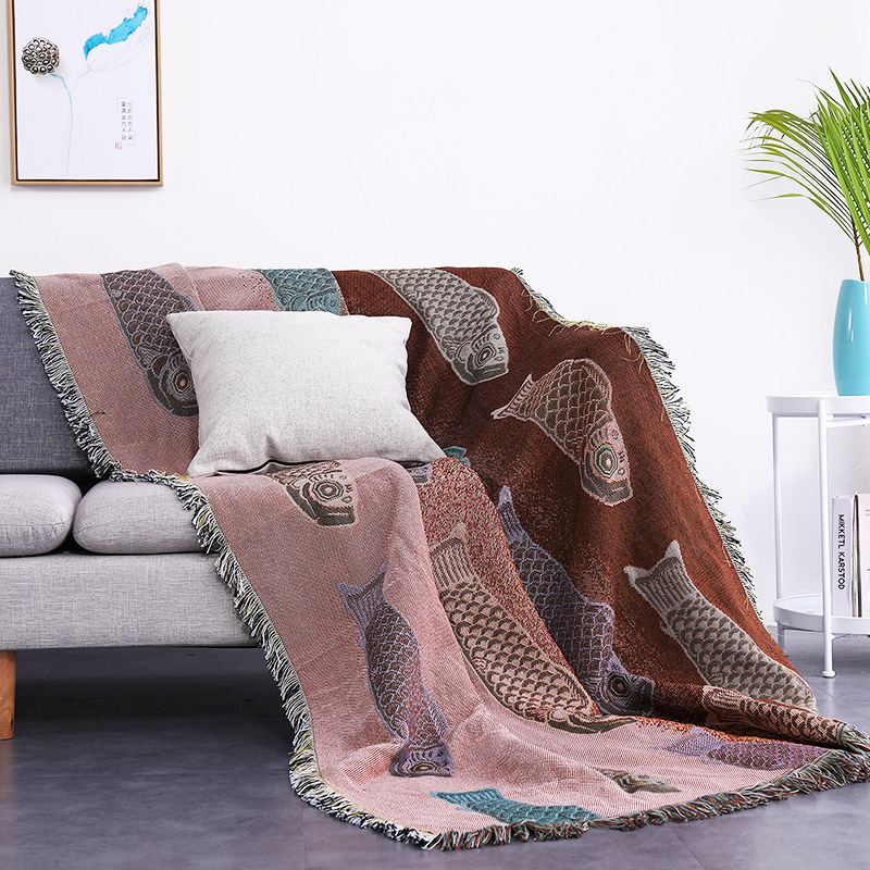 Manta moderna y sencilla con e - Boho Throw Blanket Fringe reseña y precio
