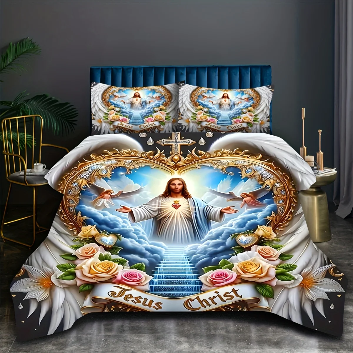 Juego de Ropa de Cama con Dise - Duvet Cover Sets With Zipper reseña y precio