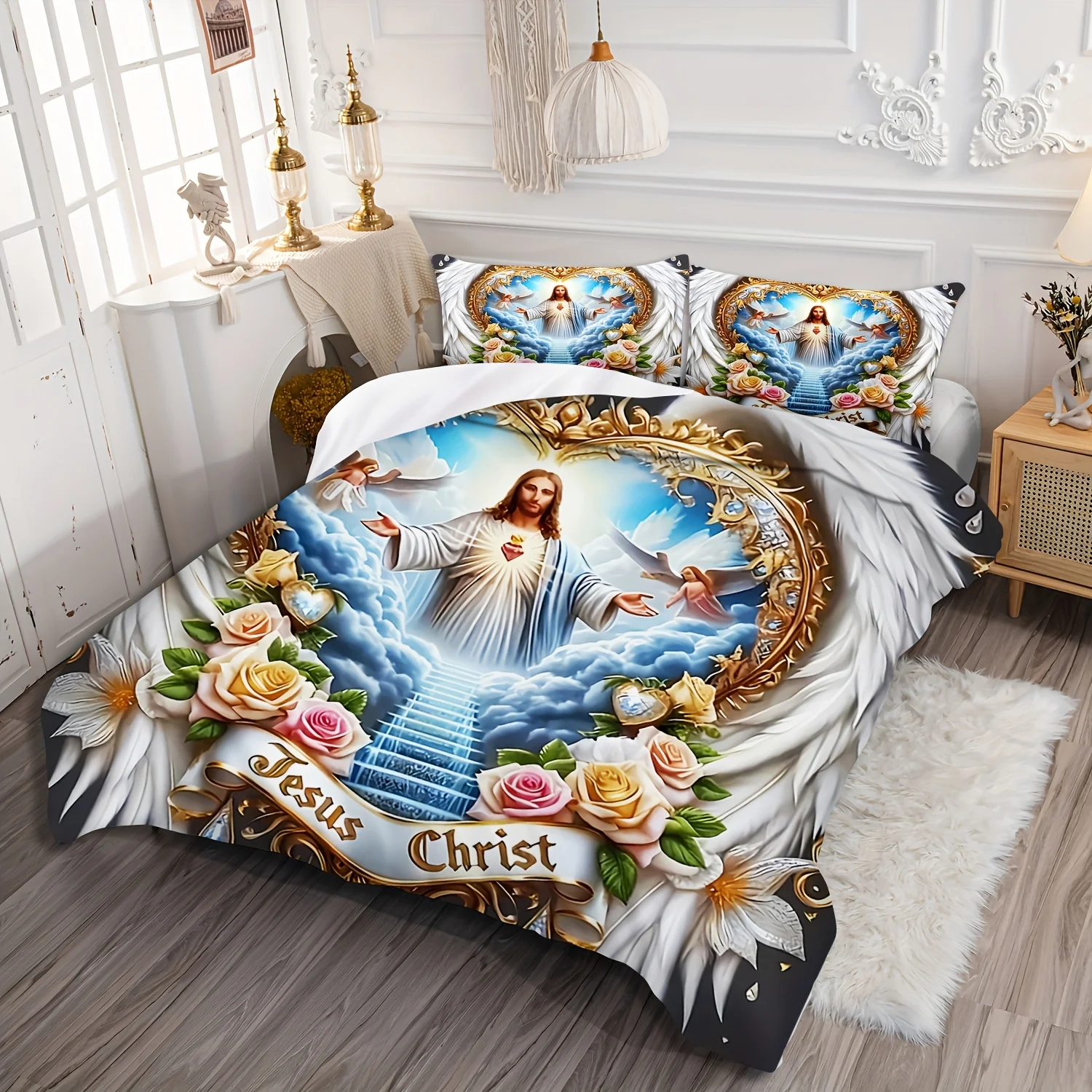 Juego de Ropa de Cama con Dise - Duvet Cover Sets With Zipper reseña y precio