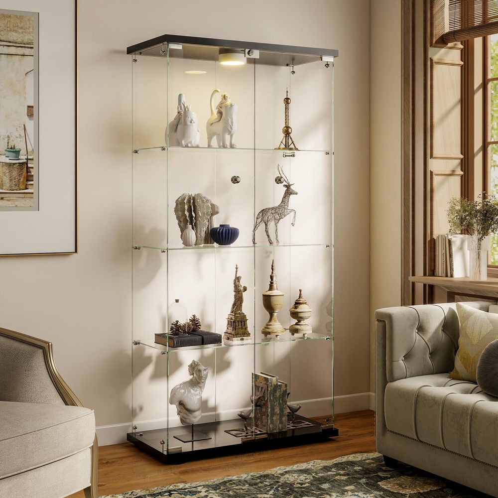 Vitrina con Luces LED y Cerrad - Lighting reseña y precio
