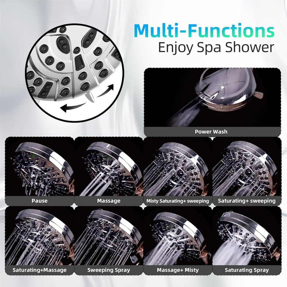 Cabezal de Ducha de Alta Presi - High Pressure Shower Head Handheld reseña y precio
