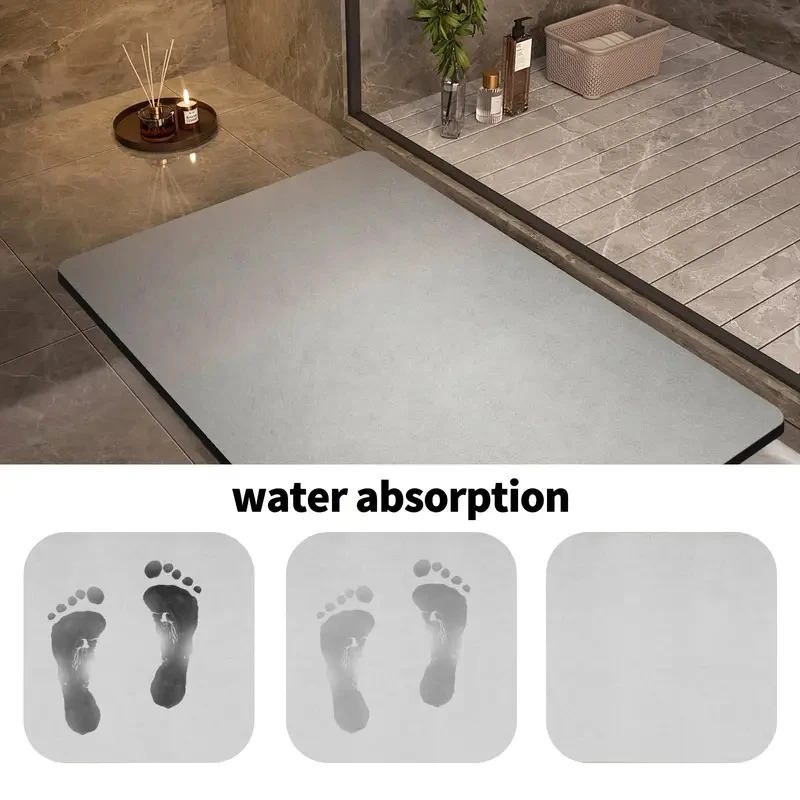 VIKAMA Alfombra de baño de dia - Quick Dry Diatomite Bath Mat reseña y precio