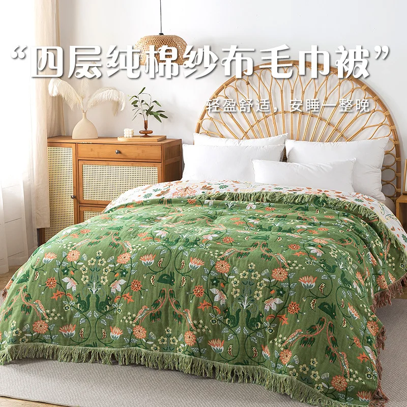 Manta de Algodón Puro, Muselin - Muslin Cotton Bedspread reseña y precio