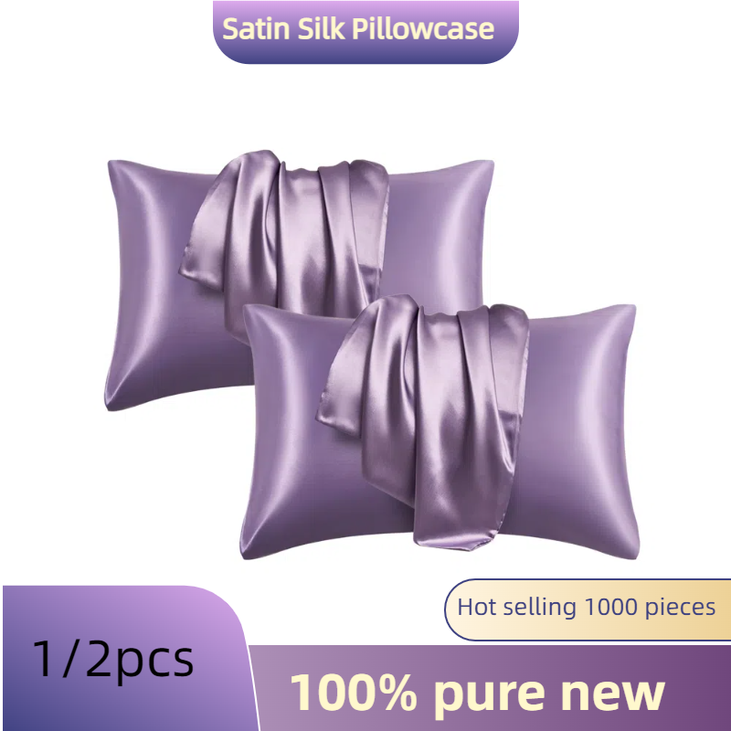 1/2 Fundas de Almohada de Seda - Satin Silk Pillowcase Hair Skin reseña y precio