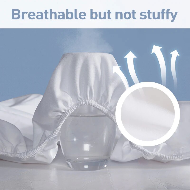 Protector de colchón impermeab - Waterproof Mattress Protector Breathable reseña y precio