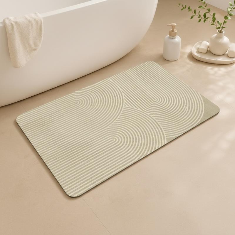 Alfombra de baño de diatomita  - Quick Dry Diatomite Bath Mat reseña y precio