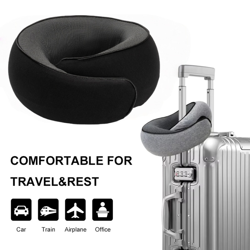 Almohada de Viaje Portátil en  - Anti Snore Contour Pillow reseña y precio