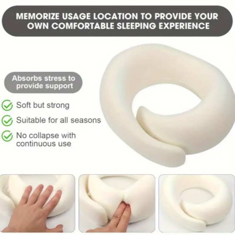 Almohada de Viaje Portátil en  - Anti Snore Contour Pillow reseña y precio