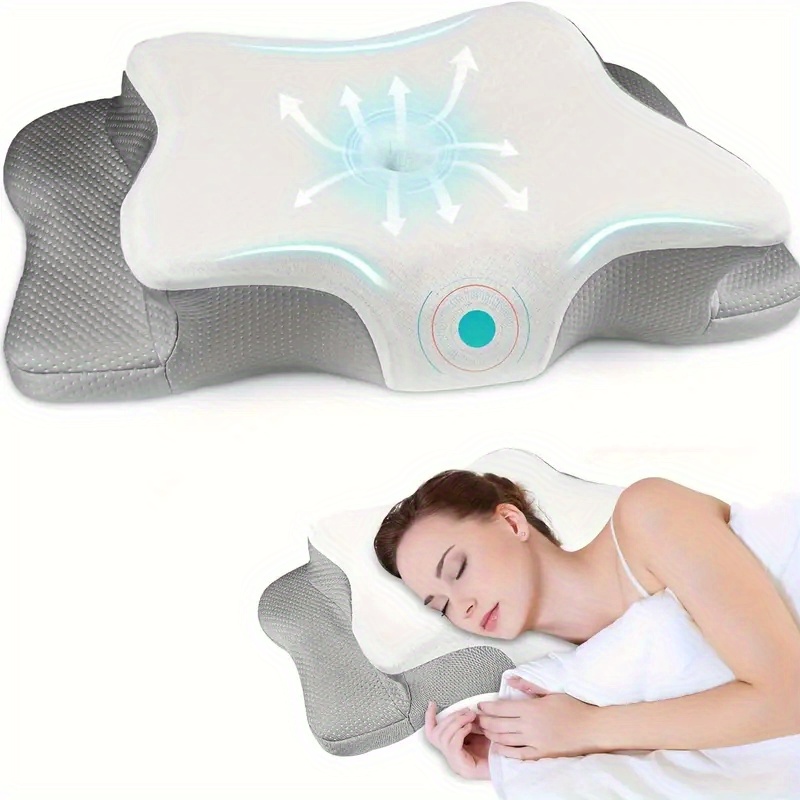 Almohada ortopédica inodora pa - Memory Foam Orthopedic Pillow Neck Pain reseña y precio