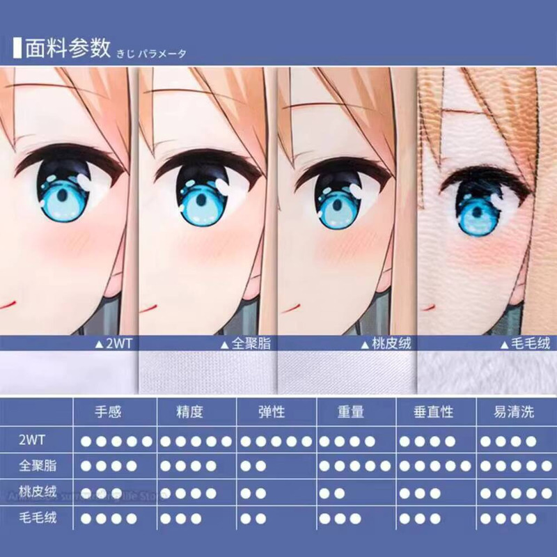 Dakimakura archivo azul Takana - Bedding reseña y precio