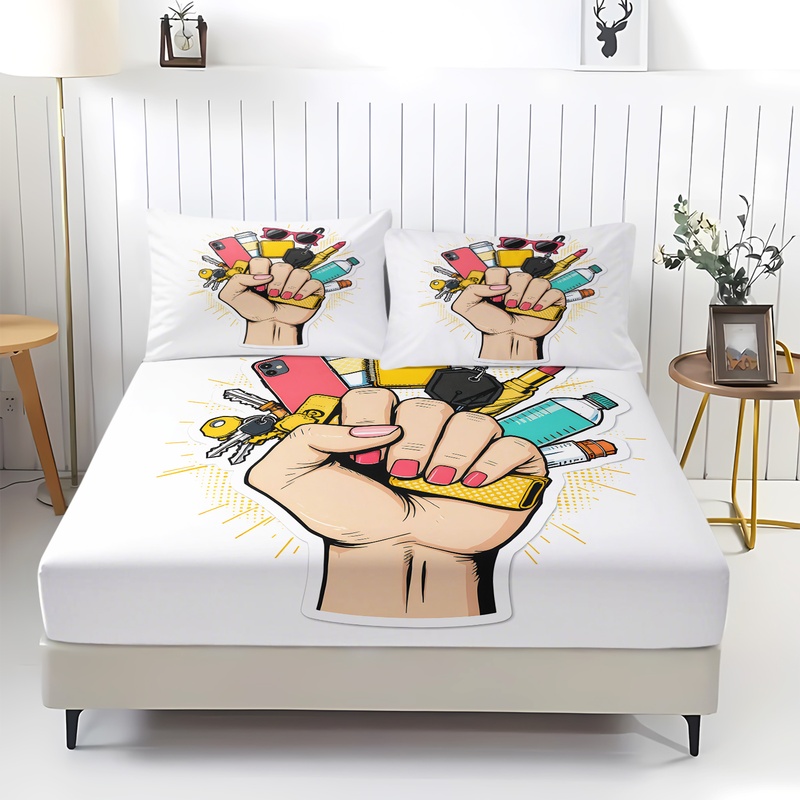 Juego de sábanas ajustables co - Fitted Bed Sheets Deep Pocket reseña y precio