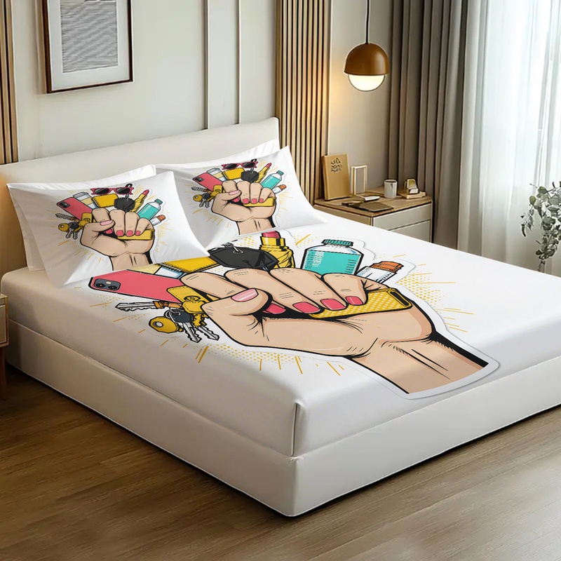Juego de sábanas ajustables co - Fitted Bed Sheets Deep Pocket reseña y precio