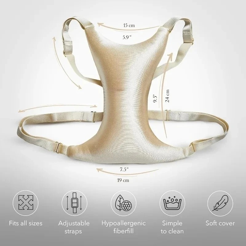 Almohada Antiarrugas para el P - Anti Snore Contour Pillow reseña y precio