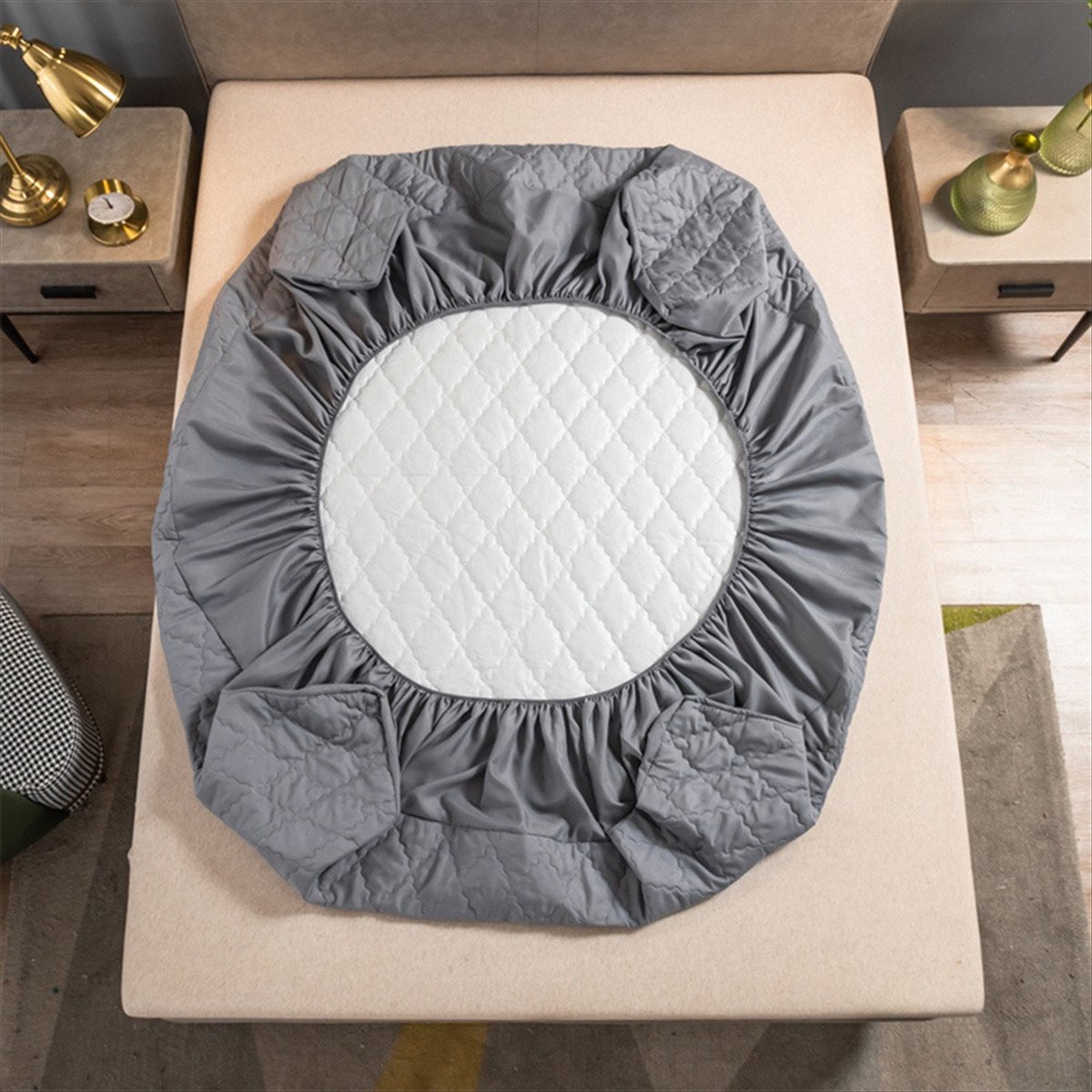 Learned-sábanas ajustadas impe - Waterproof Mattress Protector Breathable reseña y precio
