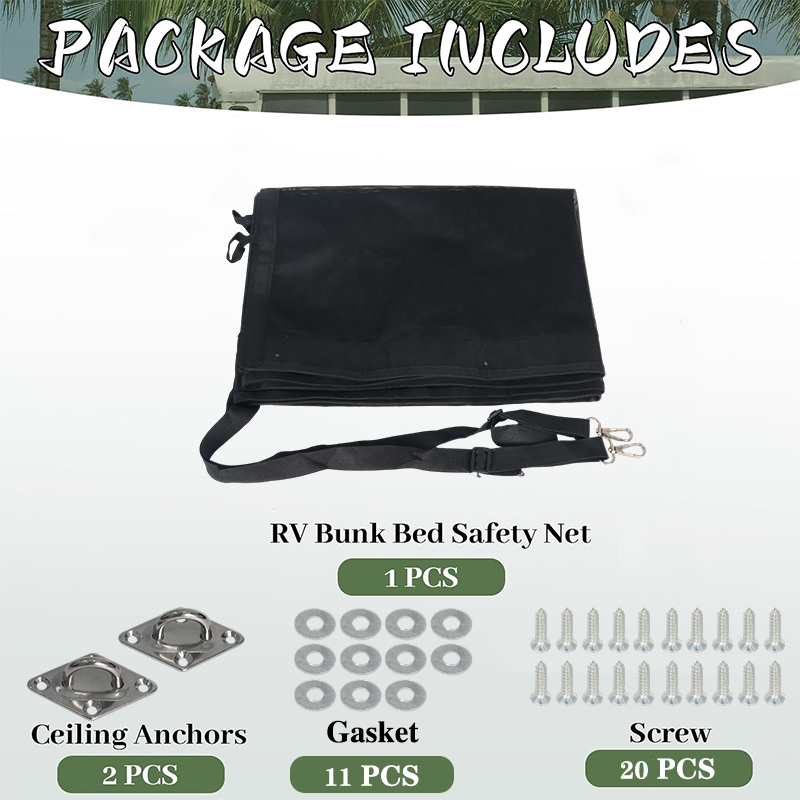 Red de seguridad para literas  - Bedding reseña y precio