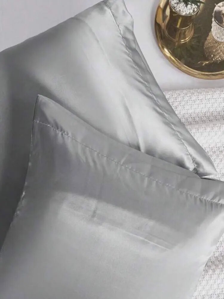 Funda de almohada de satén de  - Satin Silk Pillowcase Hair Skin reseña y precio