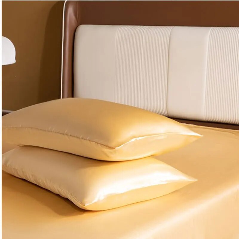 Funda de almohada de satén de  - Satin Silk Pillowcase Hair Skin reseña y precio