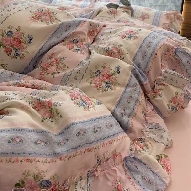 Juego de cama Floral de prince - Aesthetic Floral Duvet Cover reseña y precio