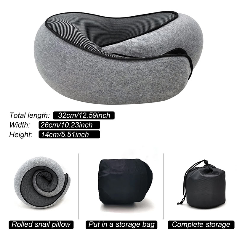 Almohada de viaje para el cuel - Anti Snore Contour Pillow reseña y precio